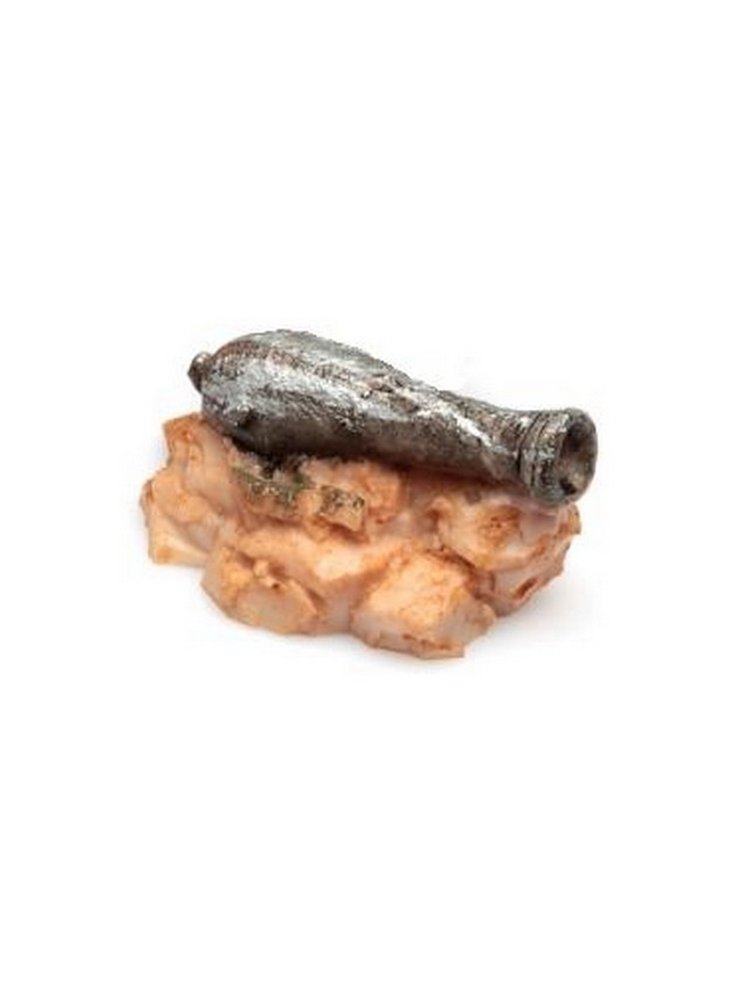 Decorazione cannone su roccia piccolo