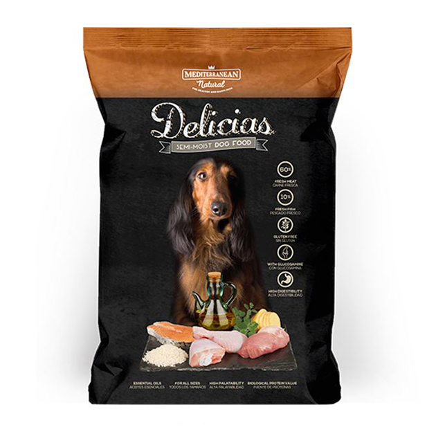 Mediterranean Delicias alimento semiumido per cani adulti 1,5 kg