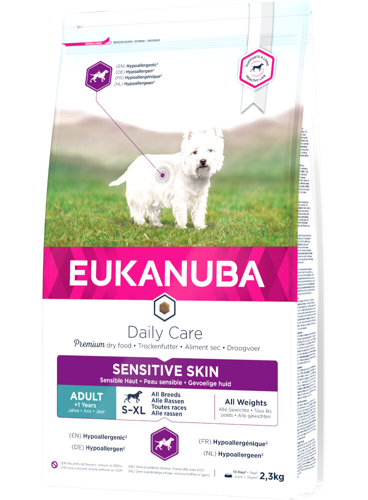 Eukanuba Dog Daily Care Adult Sensitive Skin All Breeds Chicken