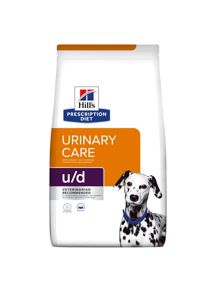 Hill's canine U/D 370 gr umido 5kg crocchetta mangime per cani con insufficienza renale acuta o calcoli ossalati