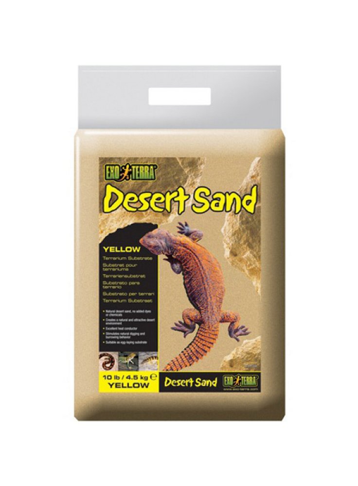 sabbia per terrario desert sand yellow 4.5 kg