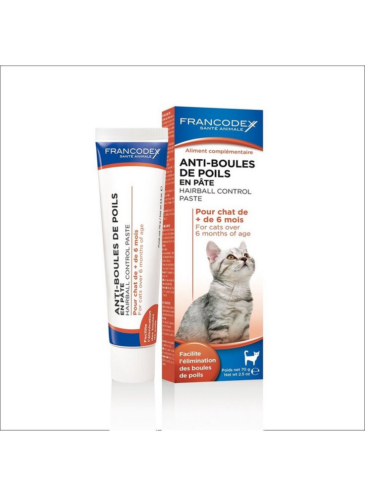 Hairball francodex Protezione contro le palline di pelo per gatti e gattini 70g