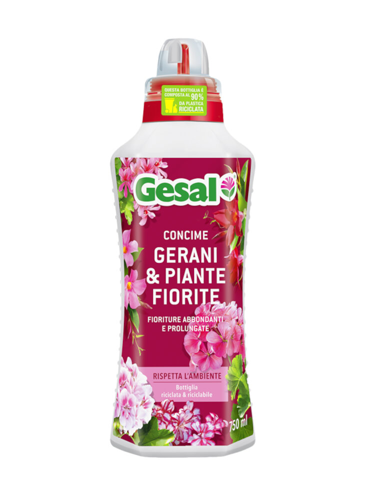 Gesal Fertilizzante per gerani e piante fiorite 750 ml