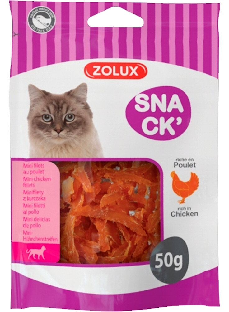 Filetti di pollo per gatti 50gr
