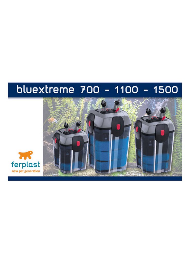 Filtro esterno bluextreme 700 1100 1500 + kit prodotti omaggio >40€