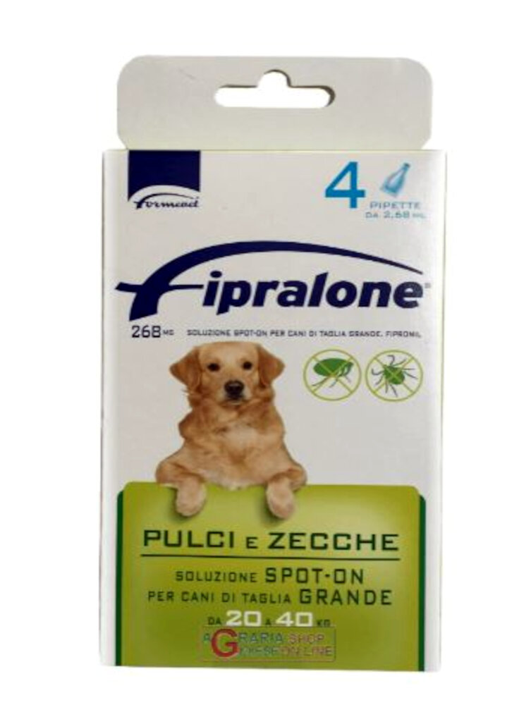 Fipralone Antiparassitario per cani Antipulci Zecche Formenti Formevet da  €0.00