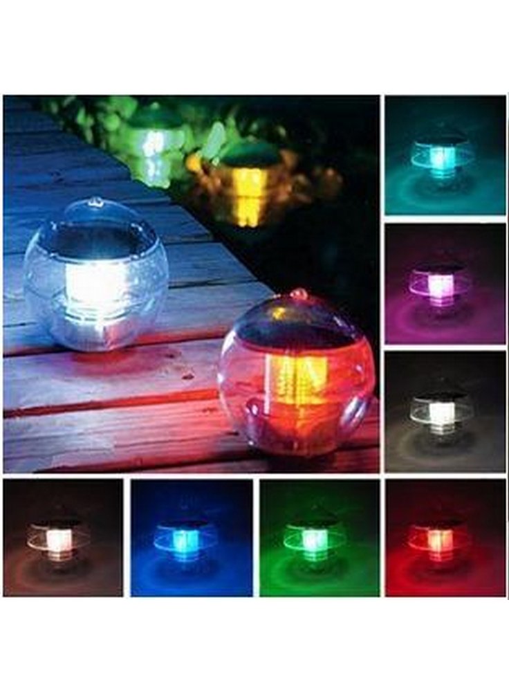 Palla galleggiante per laghetto con led colorati