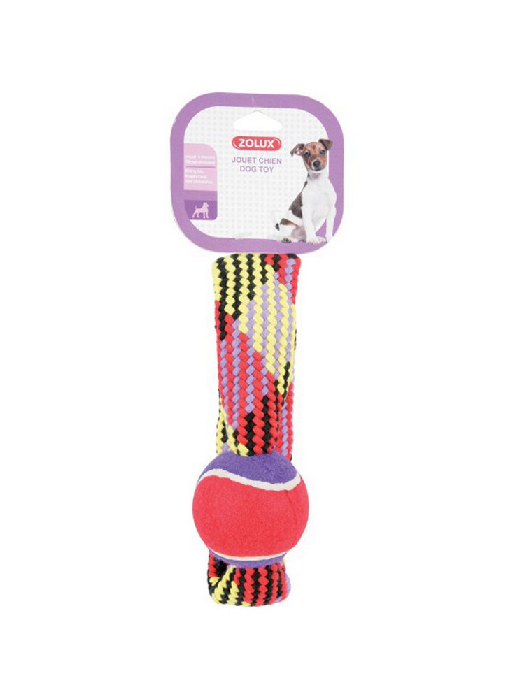 GIOCO per cani Zolux CORDA TENNIS ANELLO 23CM