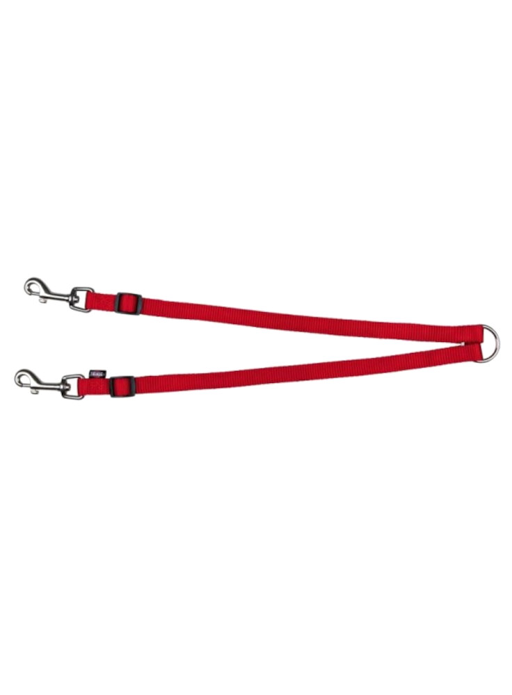 Guinzaglio doppio Trixie 40-70 cm rosso