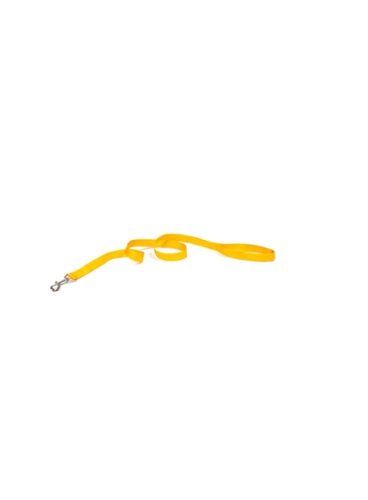 Guinzaglio in nylon Camon giallo 110 cm