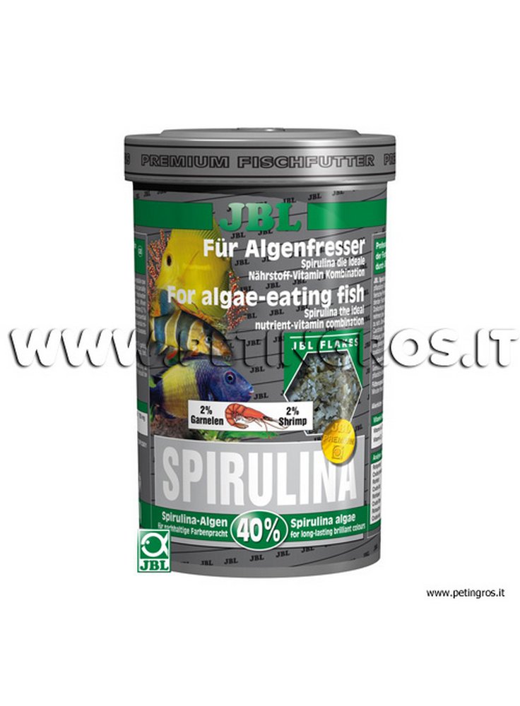 JBL SPIRULINA Mangime in fiocchi per alghivori