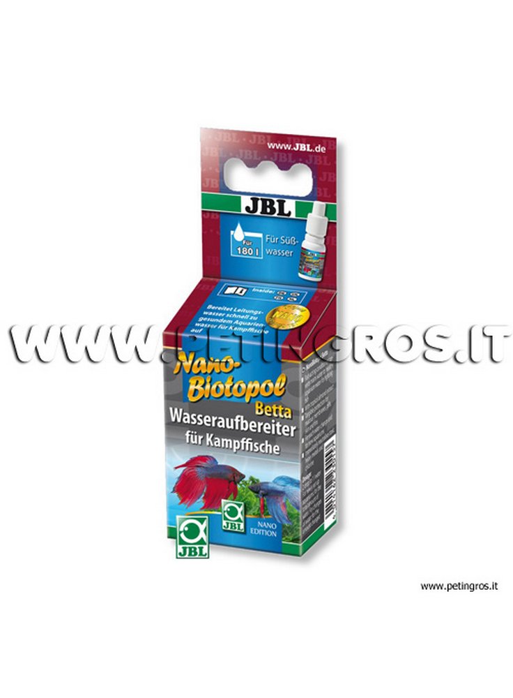 JBL Nano Biotopol Betta 15 ml -180 l - (Biocondizionatore Betta)