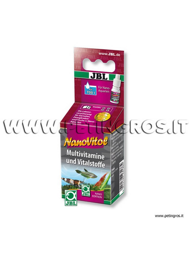 JBL Nano Vitol integratore multivitaminico per pesci - 15 ml per 700 litri