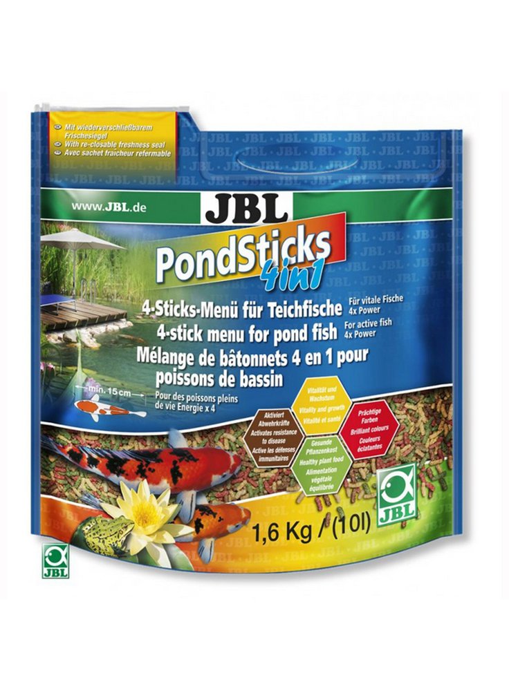 JBL Pond Sticks MENU 4 in 1 mangime in pellets da 10 l