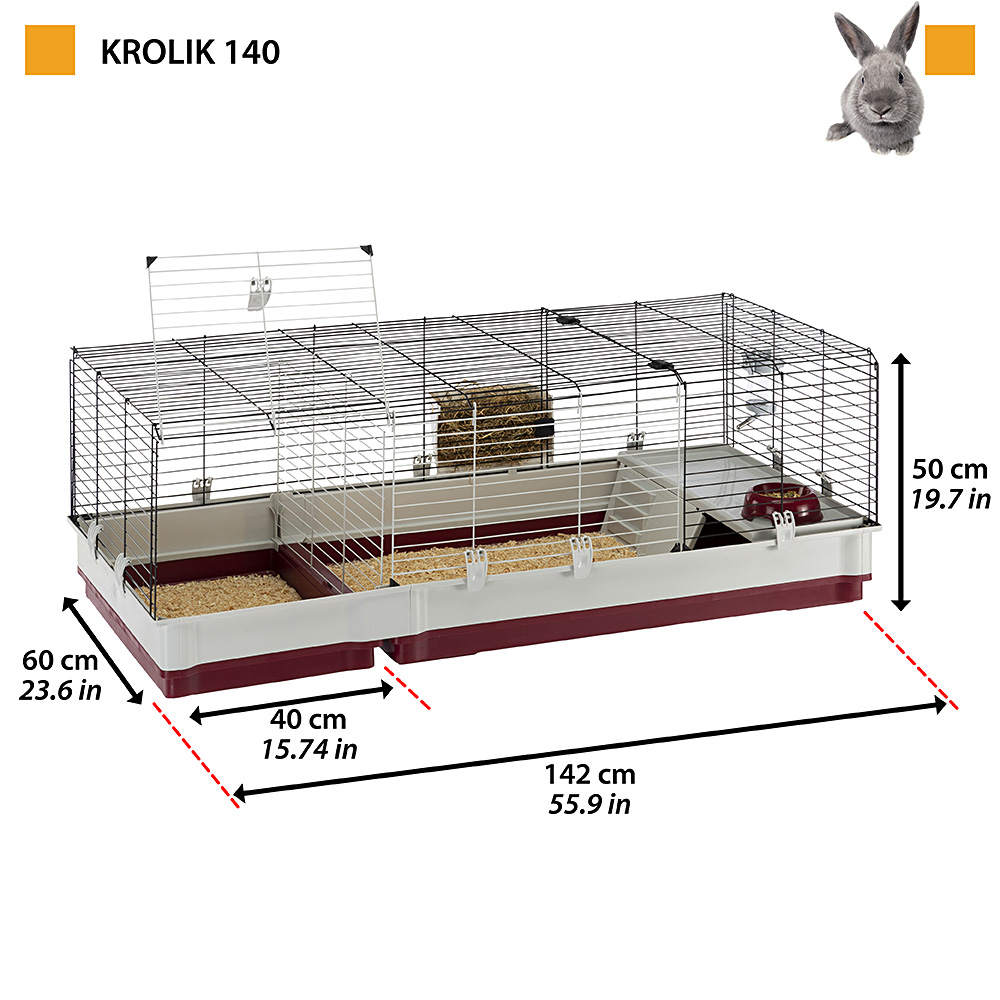 KROLIK 140 GABBIA