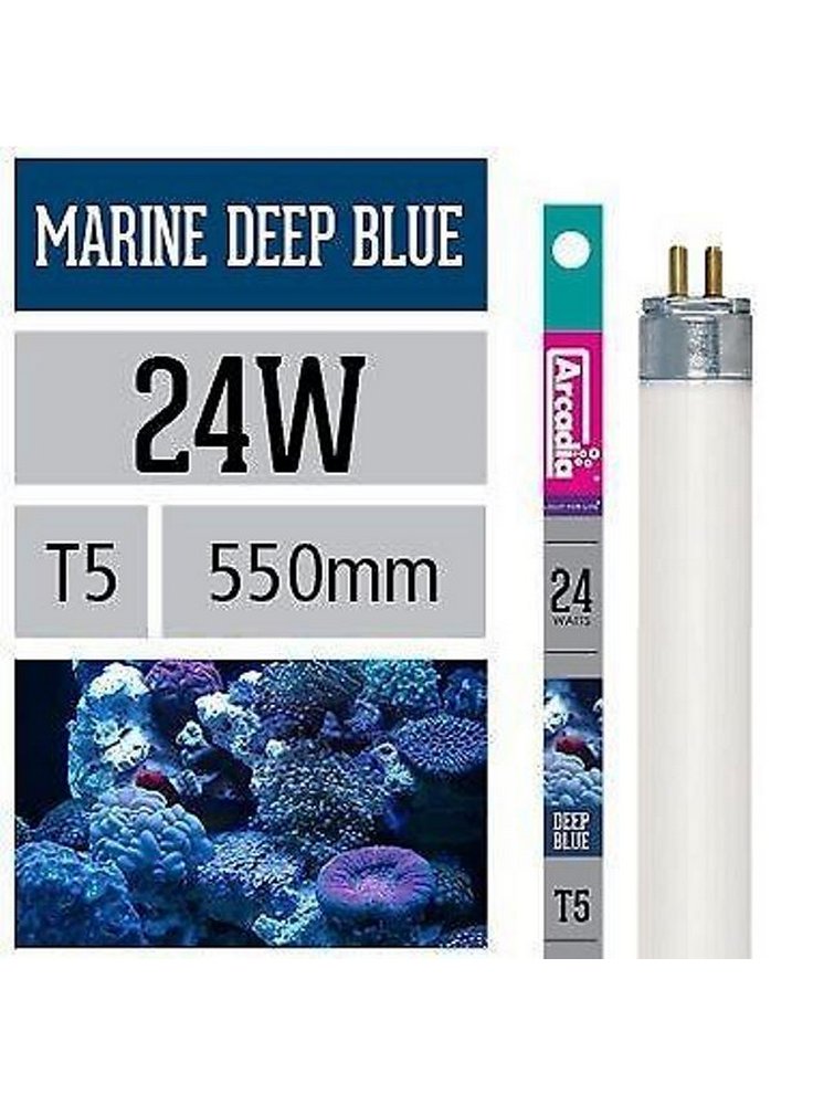 Arcadia Neon Marine Blue attinico T5 luce per acquario marino esalta i coralli