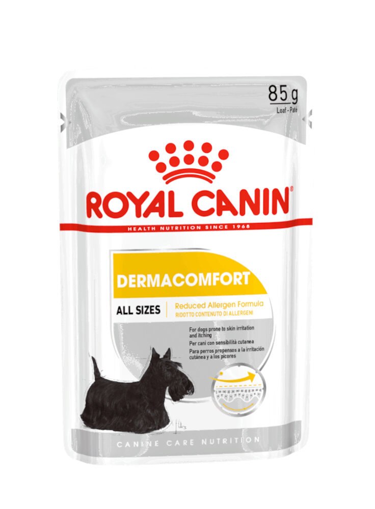 Dermaconfort umido cane Royal Canin 12x85 gr