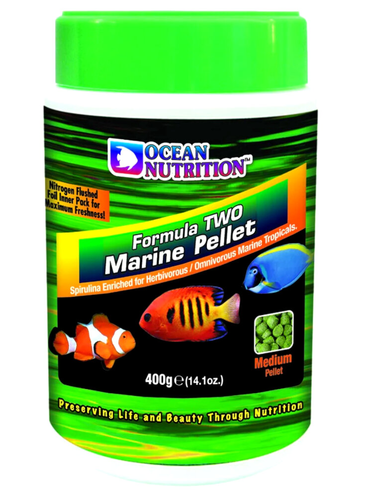 Formula two marine pellets