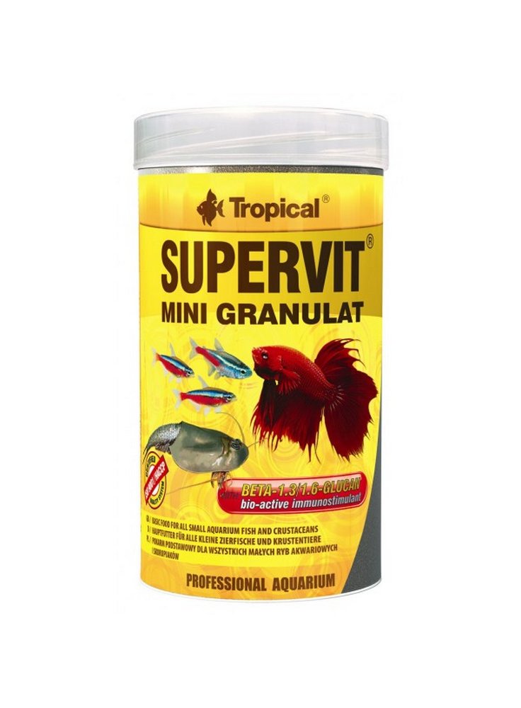 Supervit mini granular alimento per pesci ornamentali 100 ml