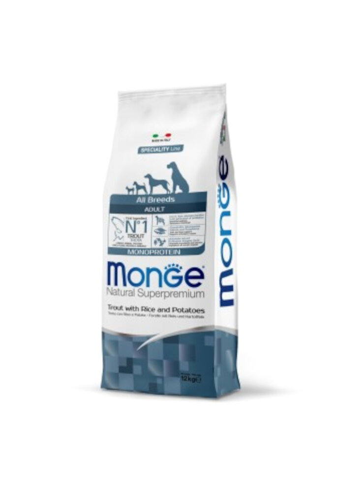 Monge Adult Speciality All Breeds Trota, Riso e Patate