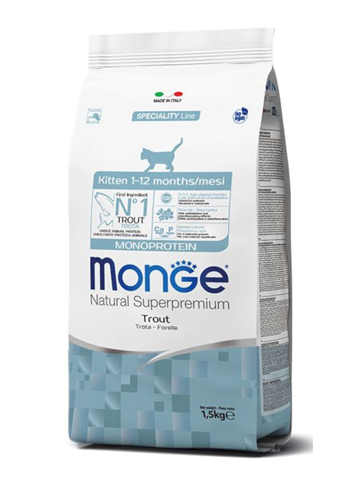 Monge Kitten Speciality Monoprotein Trota