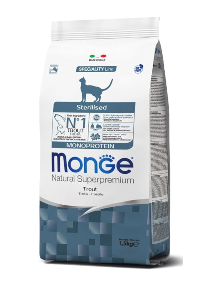 Monge Sterilised Speciality Monoprotein Trota