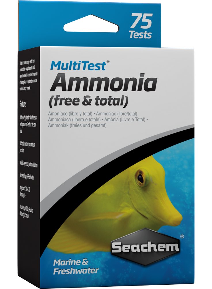 Seachem MultiTest Silicate Marine basics Iron Ammonia
