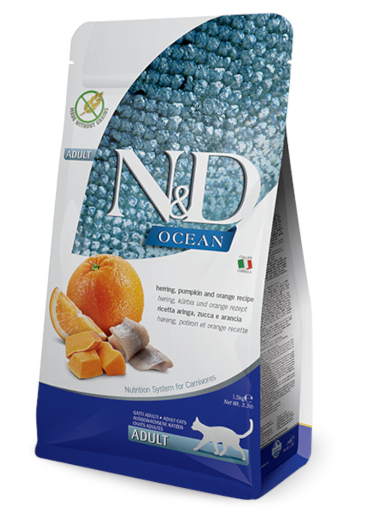 n-d-fblu-ocean-feline-aringa-zucca-arancia-adult-300g