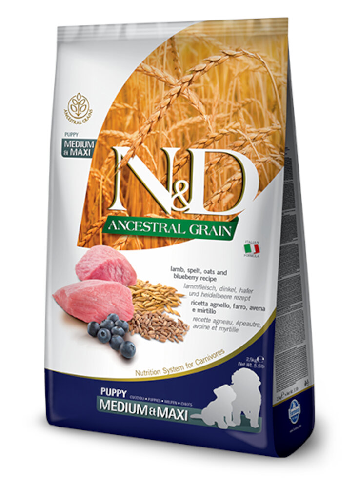 n-d-fo-ancestral-canine-grano-agnello-mirtillo-puppy-medium-maxi-2-5kg