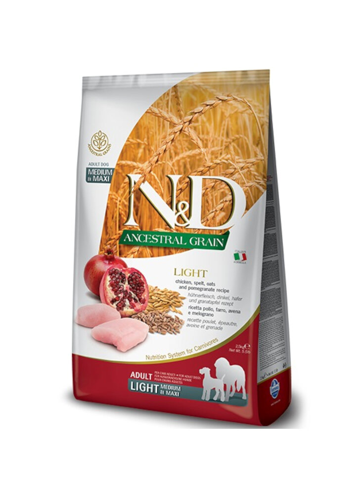 n-d-fo-ancestral-canine-grano-pollo-melograno-light-medium-maxi-2-5kg