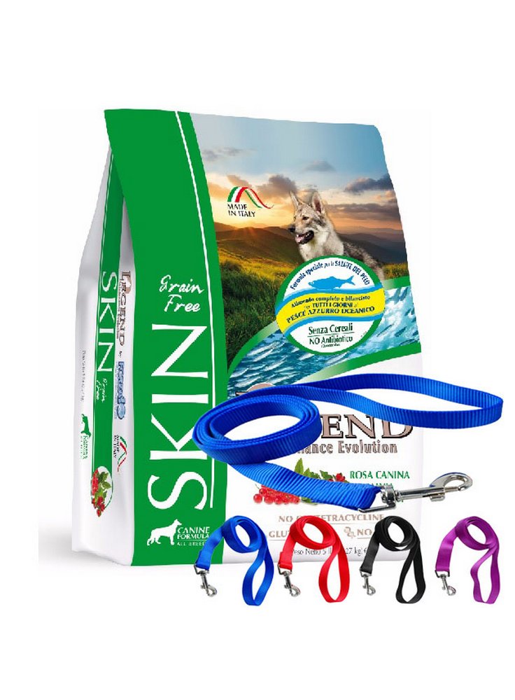 Forza 10 legend mantenimento cane all breeds Skin 11.34 Kg + guinzaglio 100cm omaggio