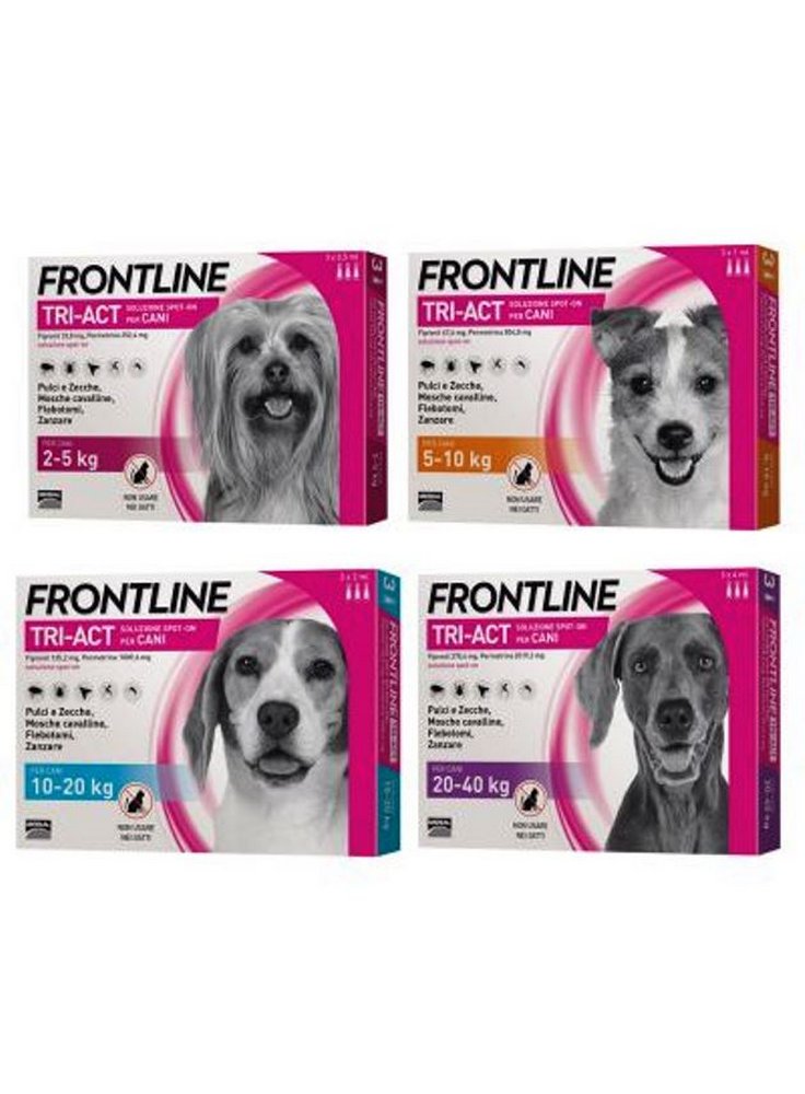 Frontline Tri-Act antiparassitario per Cani
