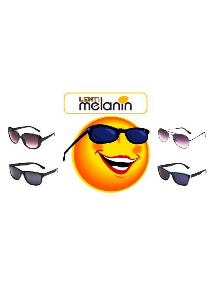 Occhiali da sole unisex lenti melanin omaggio con 200 euro di spesa