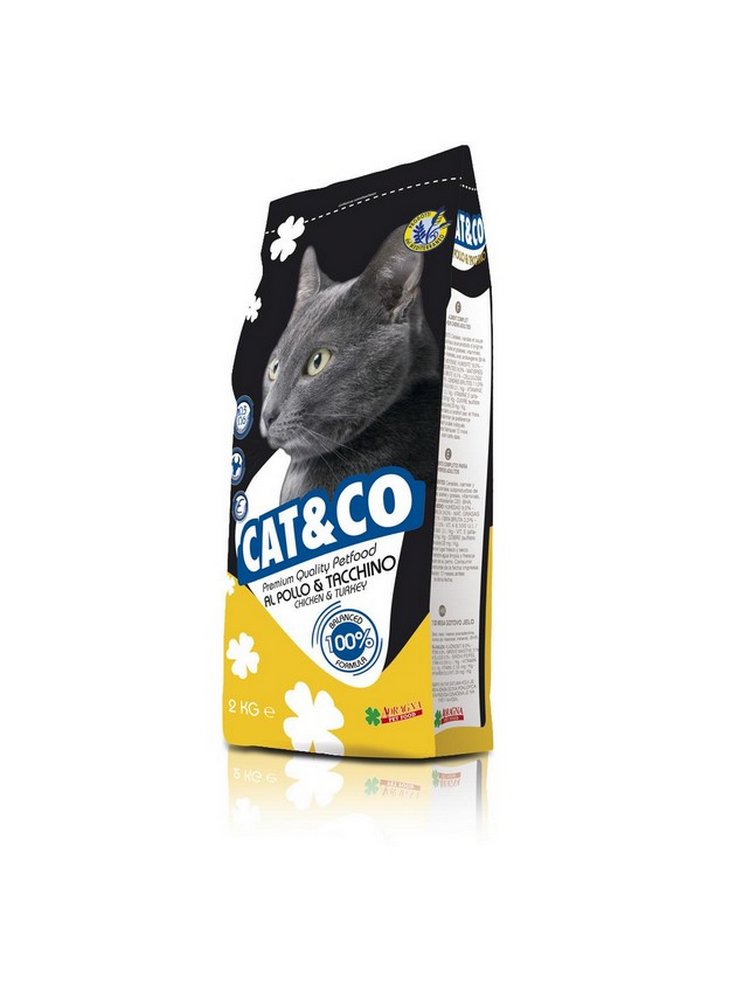 Cat & co Adult gatto kg 2 pollo e tacchino