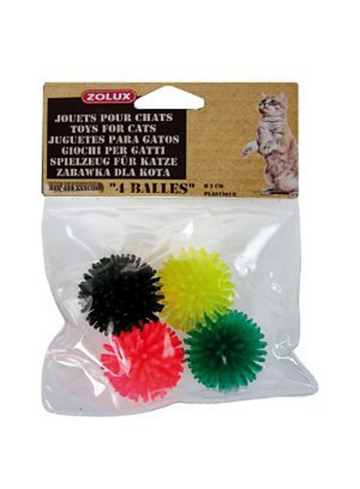 Set 4 palline per gatti zolux
