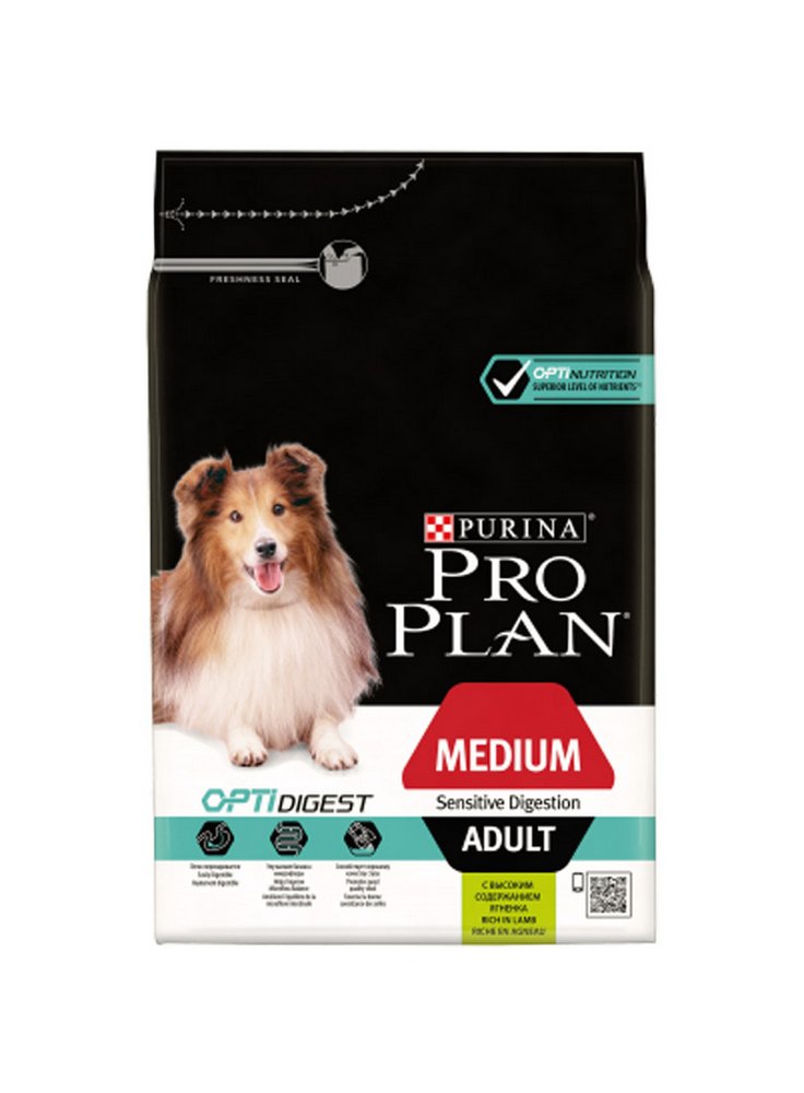 Purina Pro Plan Medium Adult Sensitive digestion Optidigest agnello 3 14 kg