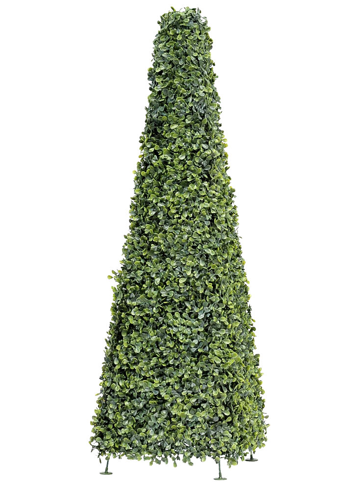 Piramide di bosso cm 30x30xh95