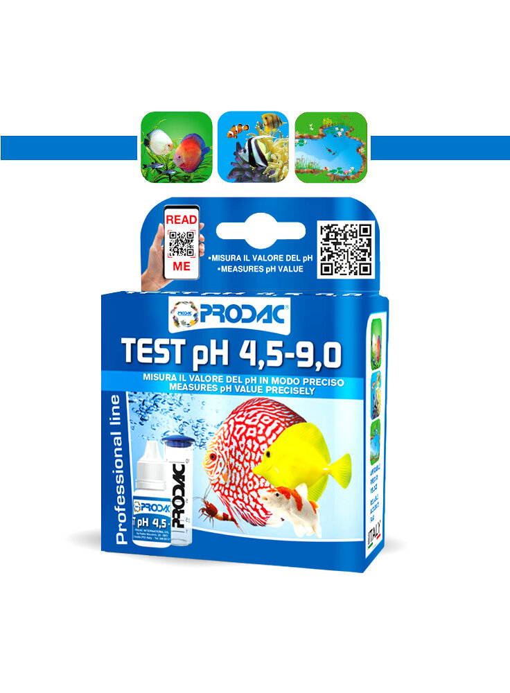 Prodac Prodactest test ph per acquario 4,5-9,0