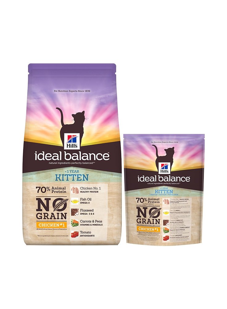 Hill's Ideal Balance Kitten No Grain per gattini Pollo fresco e Patate