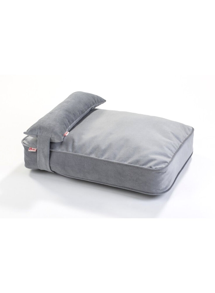 Cuscino per cani grigio Qushin S/M 75x55 cm