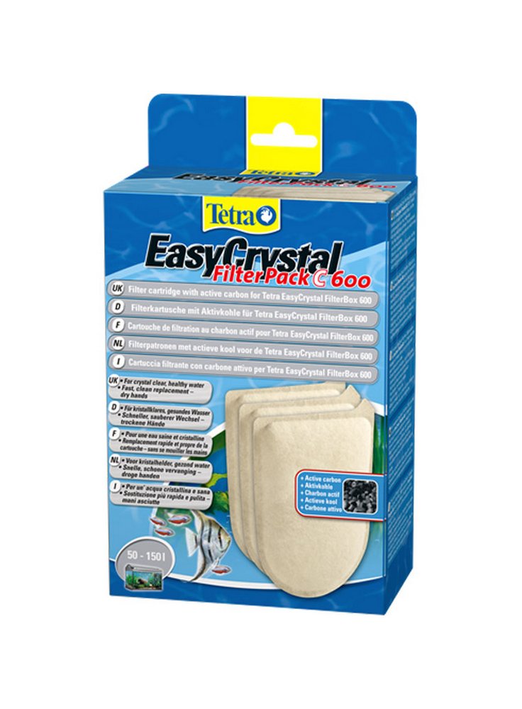 Ricambio Filterpack C 600 spugna+carboni 3 pz EasyCrystal