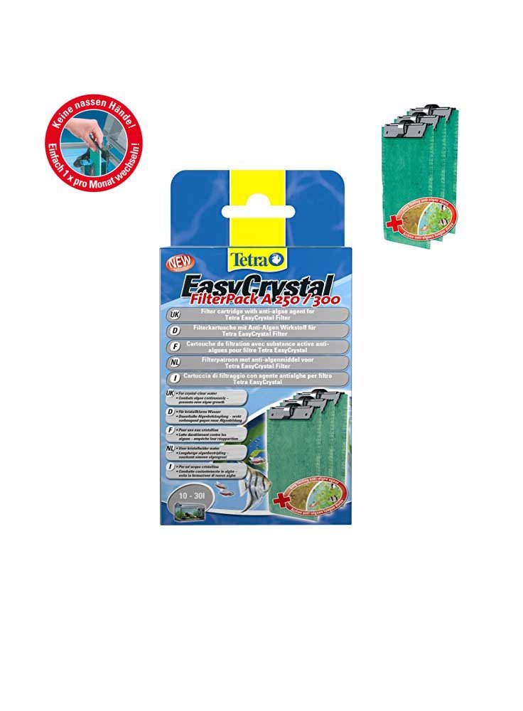 Ricambio Tetra EasyCrystal FilterPack A 250/300 anti alghe 10 l