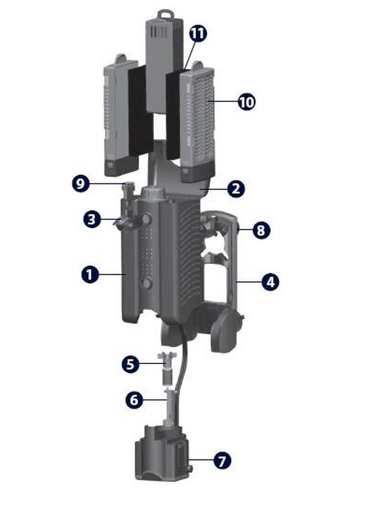 Spugna ricambio filtro kompatto k1 k2 k3 k4