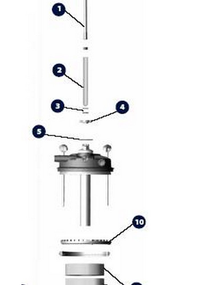 OR per tubo al quarzo per PF 2500/5000/8000/12000