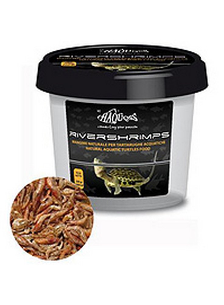 HAQUOSS Cibo per tartarughe - Rivershrimps 3000ml