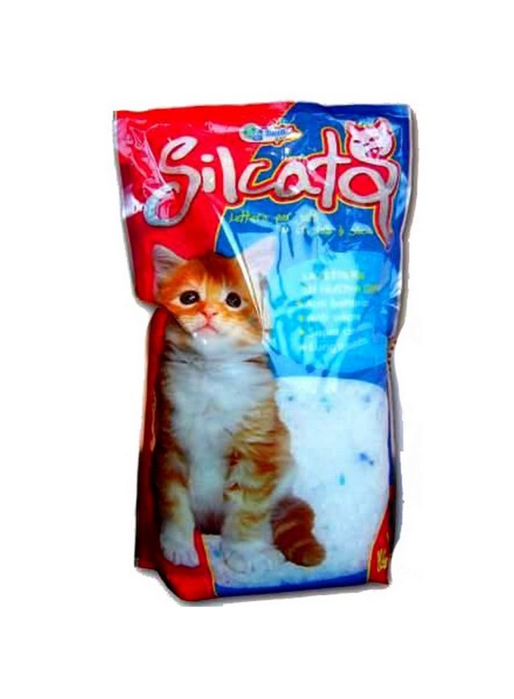 Sabbia per gatti a cristalli di silicio kg 1,82 lt 4