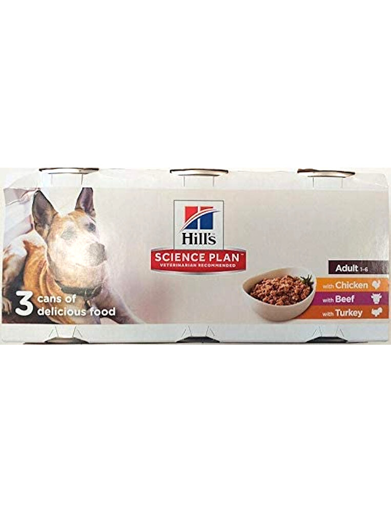 Hill's Multipac adult pollo, manzo e tacchino 370 gr