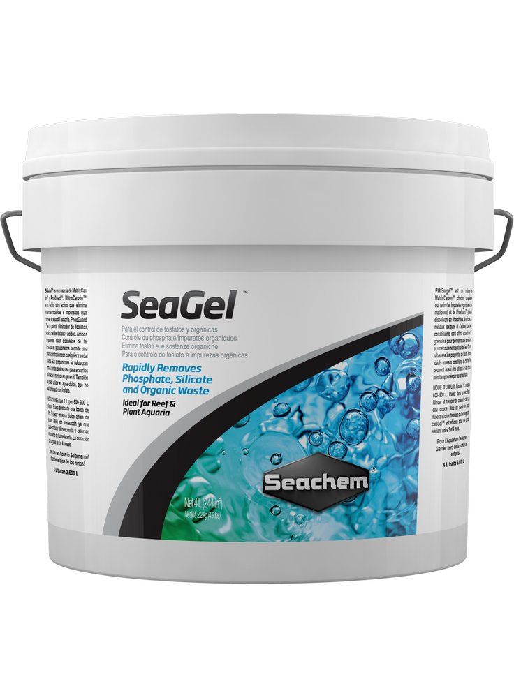 Seachem SeaGel ultracapacità rimozione di fosfati, silicati, metalli tossici e acidi