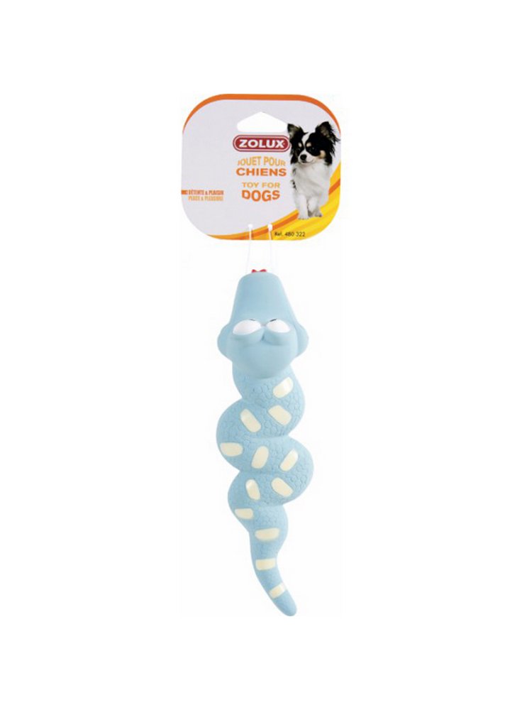 GIOCO per cani Zolux LATEX SERPENTE 24,5 cm colori assortiti