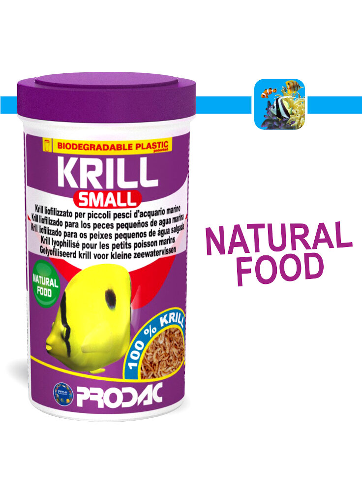 Prodac Small Krill Alimento per pesci semplice naturale